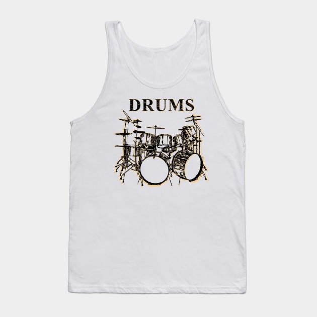 BASS DRUMS Tank Top by hottehue